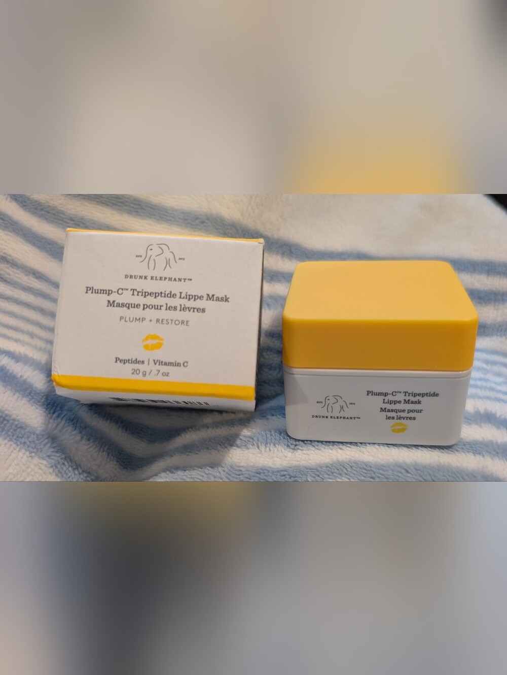 NWOT Unused Drunk Elephant Plump C Tripeptide Lippe Mask — Plump & Restore